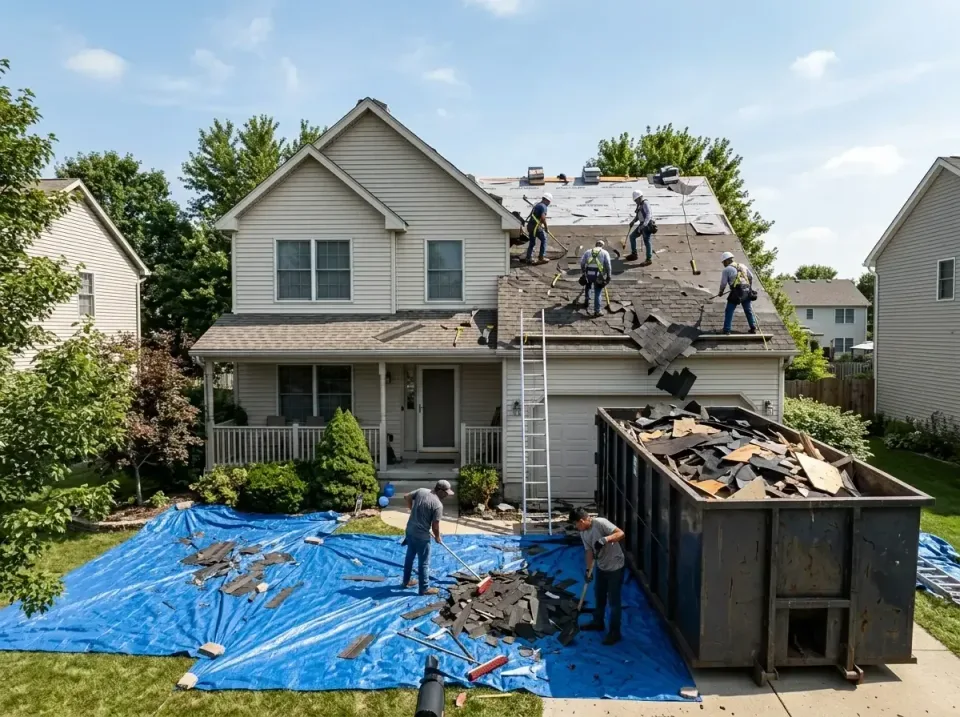 roof-replacement-debris-remova-004 — frequently asked questions, Cheapest Dumpster Rentals in Carthage, IL